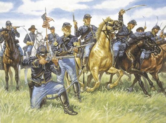 Picture of Union Cavalry, 1/72 by Italeri, Model Figures