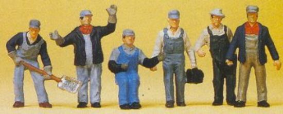 Picture of US Railroad Personnel -- Transition-Era Freight Train Crew - HO