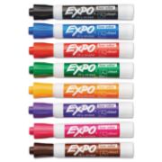 Picture of EXPO® Low Odor Dry Erase Marker, Chisel Tip, Assorted, 8/Set