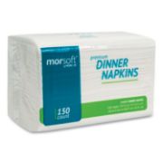 Picture of Morcon Paper Dinner Napkins, 2-Ply, White, 14.5 x 16.5, 3,000/Carton