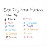 Picture of EXPO® Low Odor Dry Erase Markers, Fine Tip - Office Pack, Assorted Colors, 36/Pack