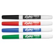 Picture of EXPO® Low Odor Dry Erase Markers, Fine Tip - Office Pack, Assorted Colors, 36/Pack