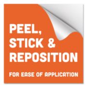 Picture of BESAFE MESSAGING FLOOR DECALS, BE SMART STAND APART; KNIFE/FORK; THANK YOU, 12"