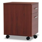 Picture of Linea Italia® Trento Line Mobile Pedestal File, 16.5w x 19.75d x 23.63h, Cherry