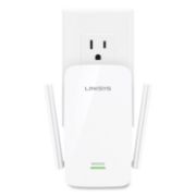 Picture of LINKSYS™ AC750 BOOST Wi-Fi Extender, 1 Port, Dual-Band 2.4 GHz/5 GHz
