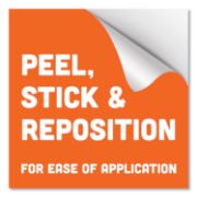 Picture of BESAFE MESSAGING FLOOR DECALS, CHEERS;BE SMART STAND APART;THANK YOU FOR KEEPING