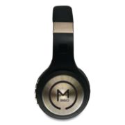 Picture of Morpheus 360® SERENITY Stereo Wireless Headphones with Microphone, Black with Gold Accents