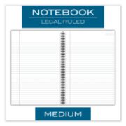 Picture of Cambridge® Side Bound Ruled Meeting Notebook, Legal Rule, 9 1/2 x 6 5/8, 80 Sheets