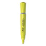 Picture of BIC® Brite Liner Tank-Style Highlighter, Chisel Tip, Fluorescent Yellow, 36/Pack