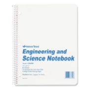 Picture of National® Engineering and Science Notebook, College Rule, 11x 8 1/2, White, 60 Sheets
