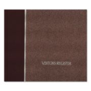Picture of National® Visitor Register Book, Burgundy Hardcover, 128 Pages, 8 1/2 x 9 7/8