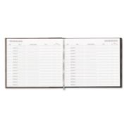 Picture of National® Visitor Register Book, Burgundy Hardcover, 128 Pages, 8 1/2 x 9 7/8