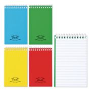 Picture of National® Wirebound Memo Book, Narrow Rule, 3 x 5, White, 60 Sheets