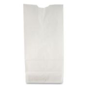 Picture of General #10 Paper Grocery Bag, 35lb White, Standard 6 5/16 x 4 3/16 x 13 3/8, 500 bags