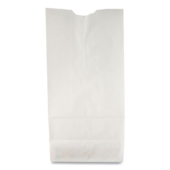 Picture of General #10 Paper Grocery Bag, 35lb White, Standard 6 5/16 x 4 3/16 x 13 3/8, 500 bags