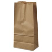 Picture of General #16 Paper Grocery Bag, 40lb Kraft, Standard 7 3/4 x 4 13/16 x 16, 500 bags