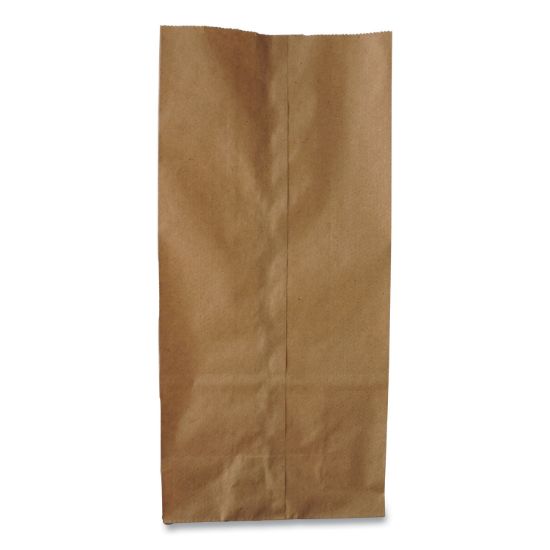 Picture of General #6 Paper Grocery Bag, 35lb Kraft, Standard 6 x 3 5/8 x 11 1/16, 500 bags