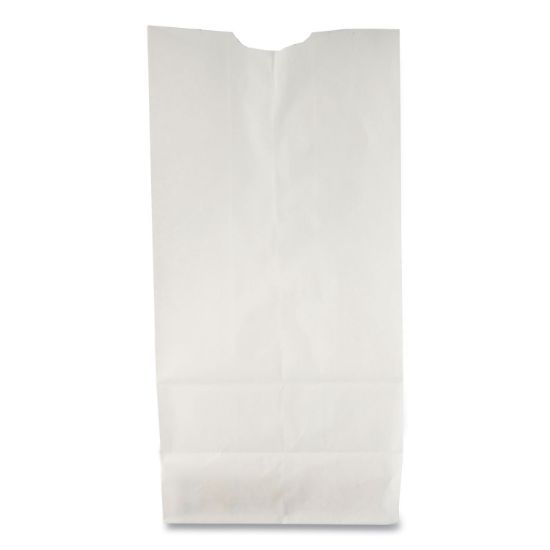 Picture of General #6 Paper Grocery Bag, 35lb White, Standard 6 x 3 5/8 x 11 1/16, 500 bags