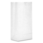 Picture of General #6 Paper Grocery Bag, 35lb White, Standard 6 x 3 5/8 x 11 1/16, 500 bags