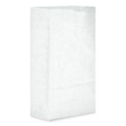 Picture of General #6 Paper Grocery Bag, 35lb White, Standard 6 x 3 5/8 x 11 1/16, 500 bags