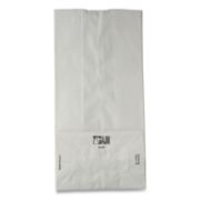 Picture of General #8 Paper Grocery Bag, 35lb White, Standard 6 1/8 x 4 1/6 x 12 7/16, 500 bags