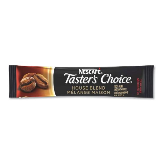 Picture of Nescafé® Taster's Choice House Blend Instant Coffee, 0.1oz Stick, 5/Box, 12Box/Carton