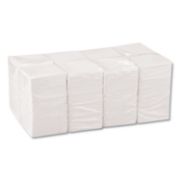 Picture of Georgia Pacific® Professional Beverage Napkins, Single-Ply, 9 1/2 x 9 1/2, White, 4000/Carton