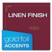 Picture of Oxford™ Certificate Holder, 11 1/4 x 8 3/4, Burgundy, 5/Pack