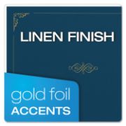 Picture of Oxford™ Certificate Holder, 11 1/4 x 8 3/4, Dark Blue, 5/Pack