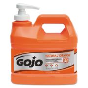 Picture of GOJO® NATURAL ORANGE Pumice Hand Cleaner, Orange Citrus Scent, .5gal Pump Bottle, 4/CT