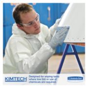 Picture of Kimtech* KIMTEX Wipers, 1/4 Fold, 12 1/2 x 13, Blue, 66/Box, 8 Boxes/Carton