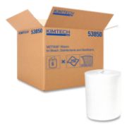 Picture of Kimtech™ Wipers for the WETTASK System, Quat Disinfectants and Sanitizers, 5.8 x 9, 250/Roll, 6 Rolls/Carton