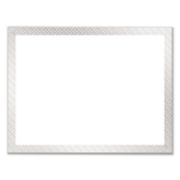 Picture of Great Papers!® Foil Border Certificates, 8.5 x 11, White/Silver, Braided, 15/Pack