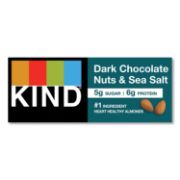Picture of KIND Nuts and Spices Bar, Dark Chocolate Nuts and Sea Salt, 1.4 oz, 12/Box