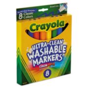 Picture of Crayola Broad Line Washable Markers Classic Colors 8/Pkg