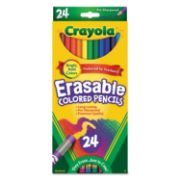 Picture of Crayola Erasable Colored Pencils 24/Pkg Long