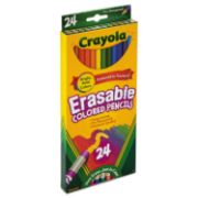 Picture of Crayola Erasable Colored Pencils 24/Pkg Long