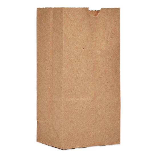 Picture of General #1 Paper Grocery Bag, 30lb Kraft, Standard 3 1/2 x 7 3/8 x 6 7/8, 500 bags