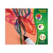 Picture of Crayola Ultra-Clean Broad Line Washable Markers Assorted Colors 64/Pkg