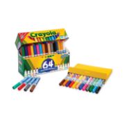 Picture of Crayola Ultra-Clean Broad Line Washable Markers Assorted Colors 64/Pkg