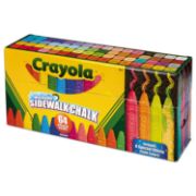 Picture of Crayola Washable Sidewalk Chalk 64 Colors Including 8 W/Special Effects