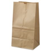 Picture of General #25 Squat Paper Grocery Bag, 40lb Kraft, Standard 8 1/4 x6 1/8 x15 7/8, 500 bags