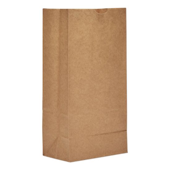 Picture of General #8 Paper Grocery, 57lb Kraft, Extra-Heavy-Duty 6 1/8x4 1/6 x12 7/16, 500 bags