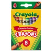 Picture of Crayola® Classic Color Crayons, Peggable Retail Pack, Peggable Retail Pack, 8 Colors