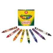 Picture of Crayola® Large Crayons, Tuck Box, 8 Colors/Box