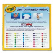 Picture of Crayola® Washable Markers, Broad Point, Assorted Classic Colors, 40/Set