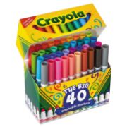 Picture of Crayola® Washable Markers, Broad Point, Assorted Classic Colors, 40/Set