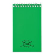 Picture of National® Wirebound Memo Book, Narrow Rule, 3 x 5, White, 60 Sheets