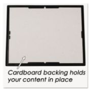 Picture of NuDell™ EZ Mount Document Frame/Accent, Plastic, 8 x 10, Black/Gold