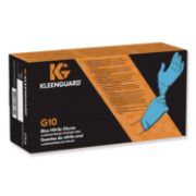Picture of KleenGuard* G10 Blue Nitrile Gloves, Powder-Free, Blue, Large, 100/Box, 10 Boxes/Carton